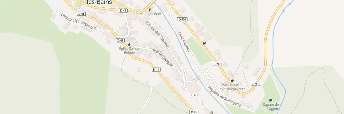 Plan du 5053 Av des Thermes à Mont Lozère et Goulet