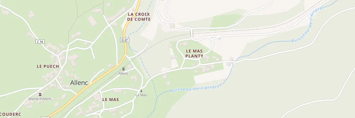 Plan du 5059  à Allenc