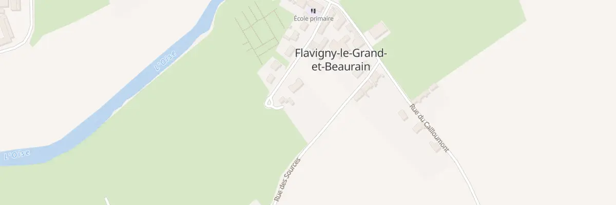 Plan du 8 Rue du Clos Sainte Marguerite à Flavigny-le-Grand-et-Beaurain
