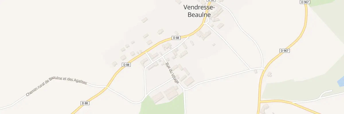 Plan du 5 Rue du Village Blessé à Vendresse-Beaulne