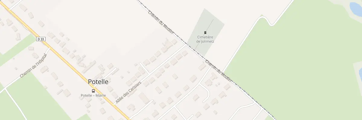 Plan du 4 Allée des Cerisiers à Potelle