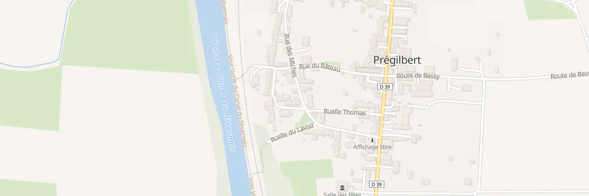 Plan du 2 Rue du Trou Poinchi à Prégilbert