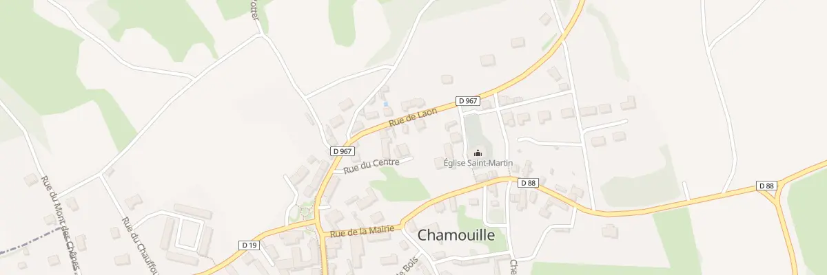 Plan du 10 Rue de Laon à Chamouille