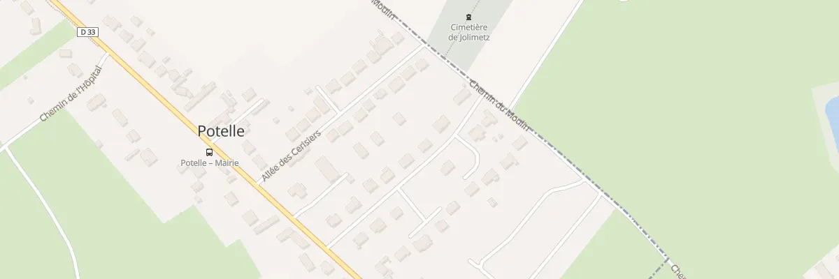 Plan du 7 Res du Pave du Quesnoy à Potelle