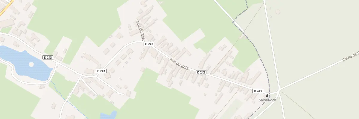 Plan du 65 Rue du Bois à Preux-au-Bois