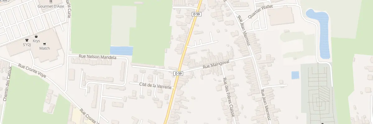 Plan du 52 Rue du Quesnoy à Quiévrechain