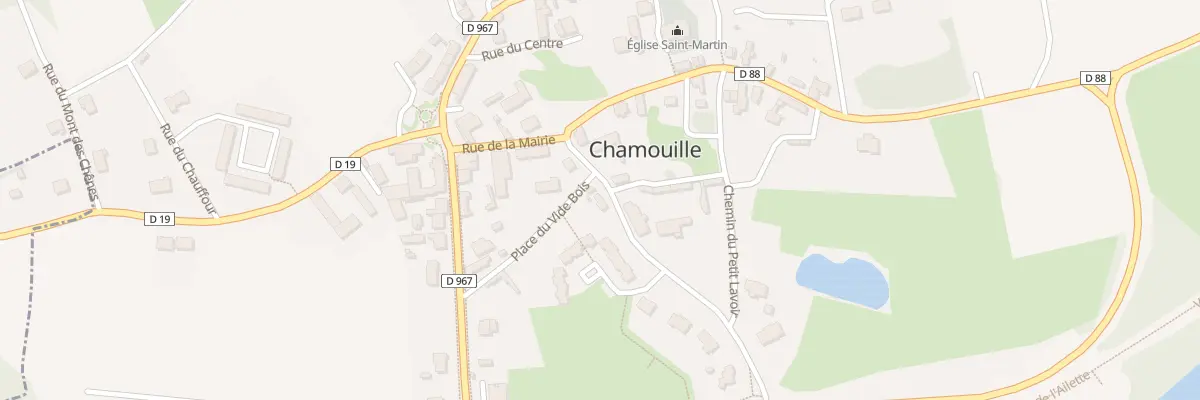 Plan du 2 Rue Eugène Grenier à Chamouille