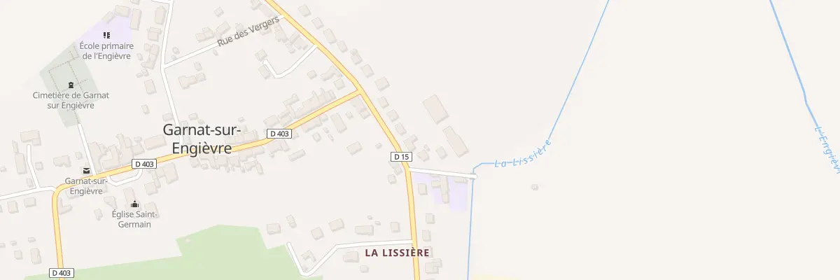 Plan du 22 Rte de Gannay sur Loire à Garnat-sur-Engièvre