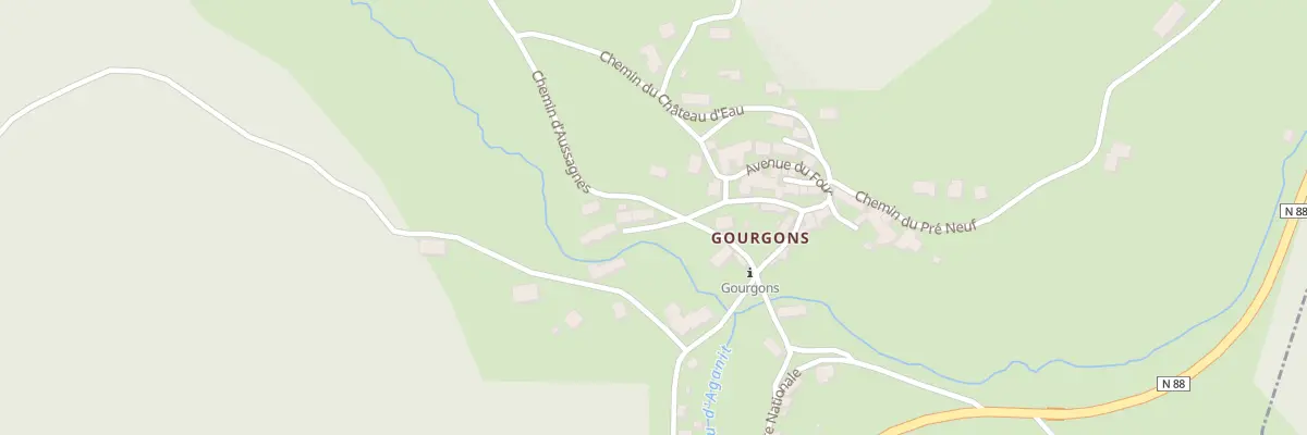Plan du 5064 Gourgons à Laubert