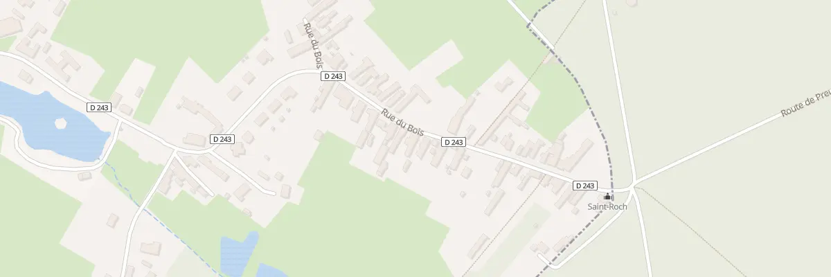 Plan du 52 Rue du Bois à Preux-au-Bois