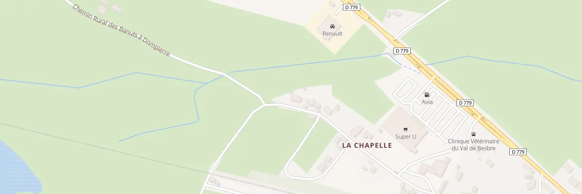 Plan du 6084 La Chapelle à Dompierre-sur-Besbre