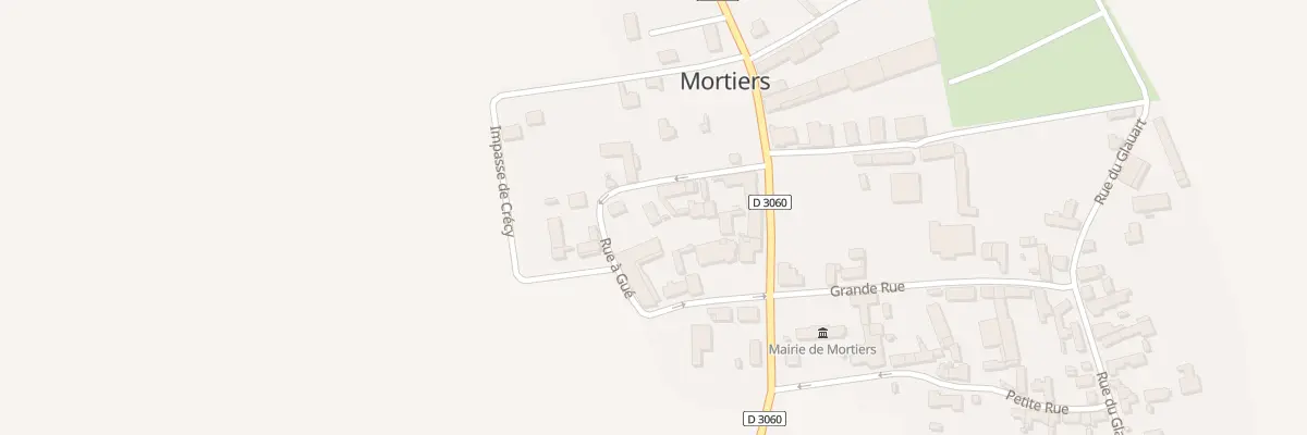 Plan du 7 Rue à Gué à Mortiers