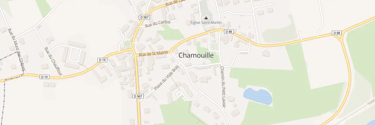 Plan du 1 Rue Eugène Grenier à Chamouille