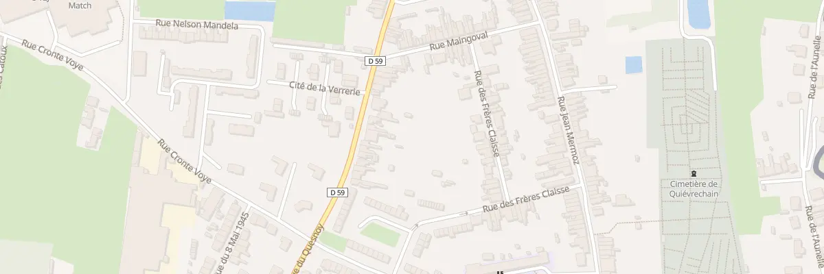 Plan du 86 Rue du Quesnoy à Quiévrechain