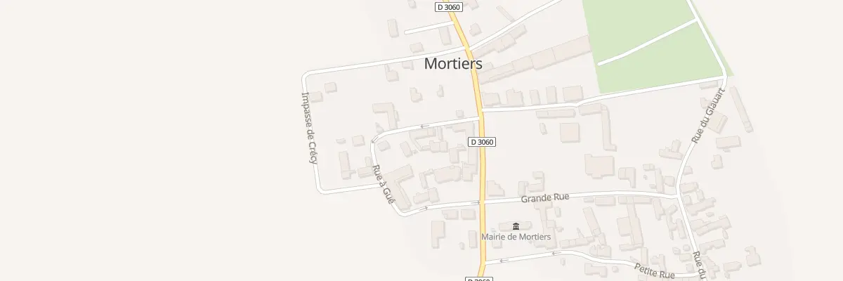 Plan du 5 Rue à Gué à Mortiers