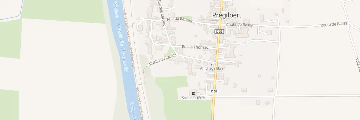 Plan du 9 Rue des Miches à Prégilbert