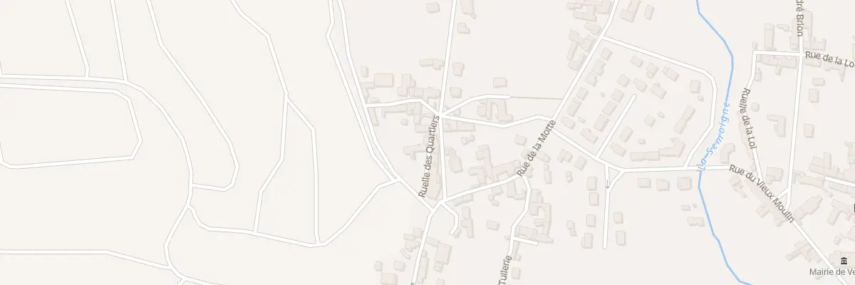 Plan du 8 Rle des Quartiers à Verneuil