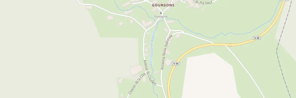 Plan du 7 Rue du Couderc à Laubert