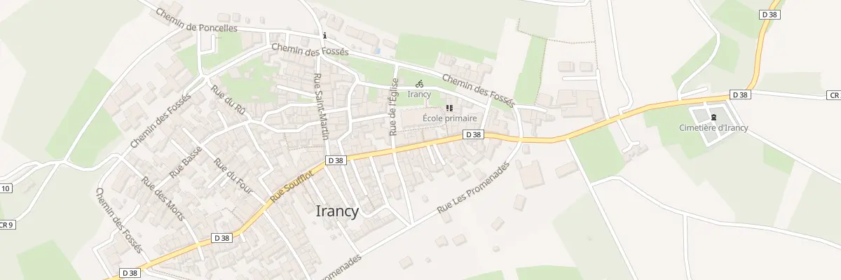 Plan du 59B Rue Soufflot à Irancy