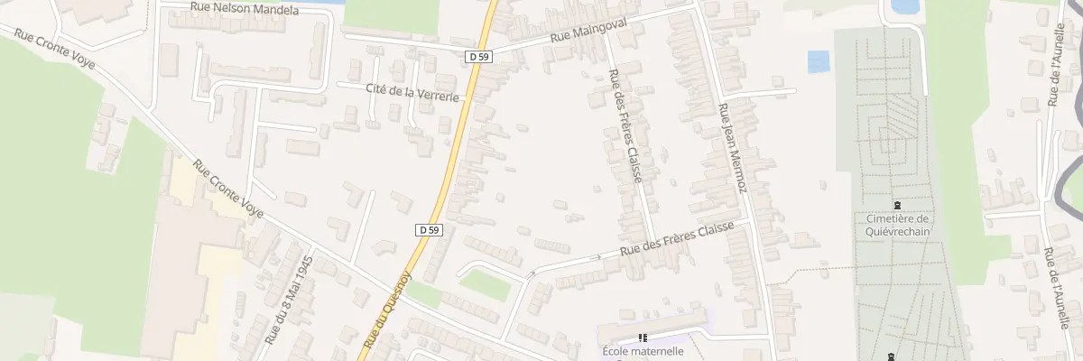 Plan du 90 Rue du Quesnoy à Quiévrechain