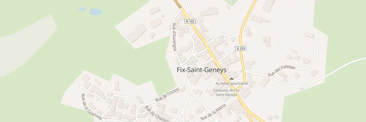 Plan du 5074 Le Bourg à Fix-Saint-Geneys