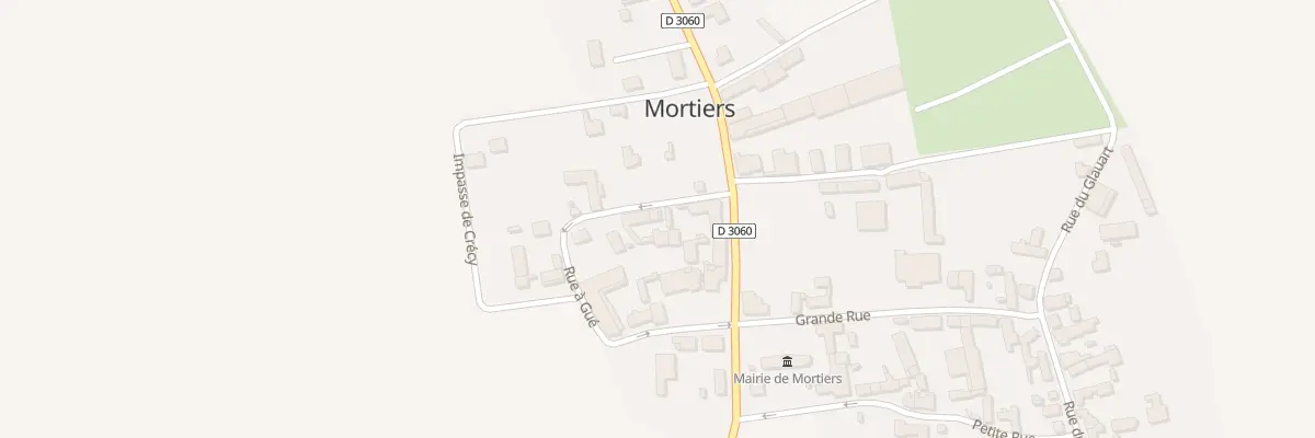 Plan du 3 Rue à Gué à Mortiers