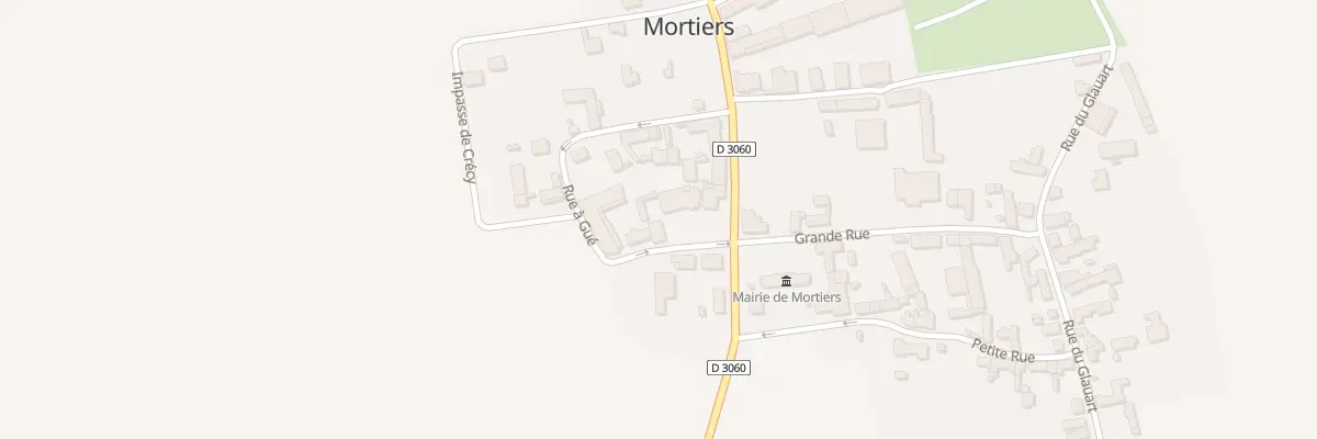 Plan du 17 Rue à Gué à Mortiers