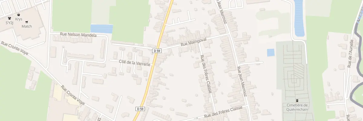 Plan du 64 Rue du Quesnoy à Quiévrechain