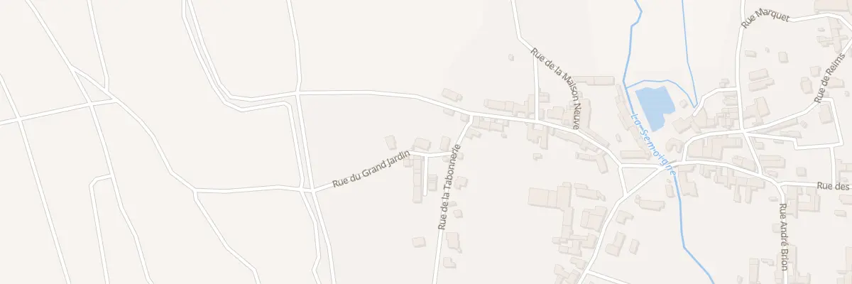 Plan du 2B Rue de la Tabonnerie à Verneuil