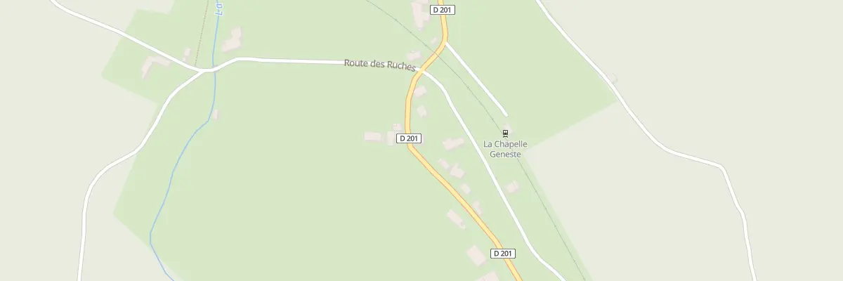 Plan du 33 Rte du Viaduc à La Chapelle-Geneste