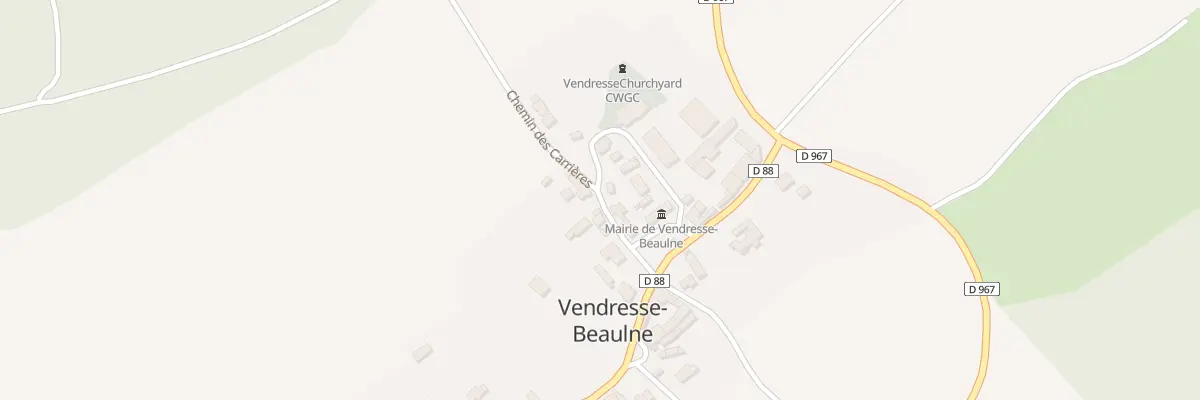 Plan du 5 Rue de l’Eglise à Vendresse-Beaulne