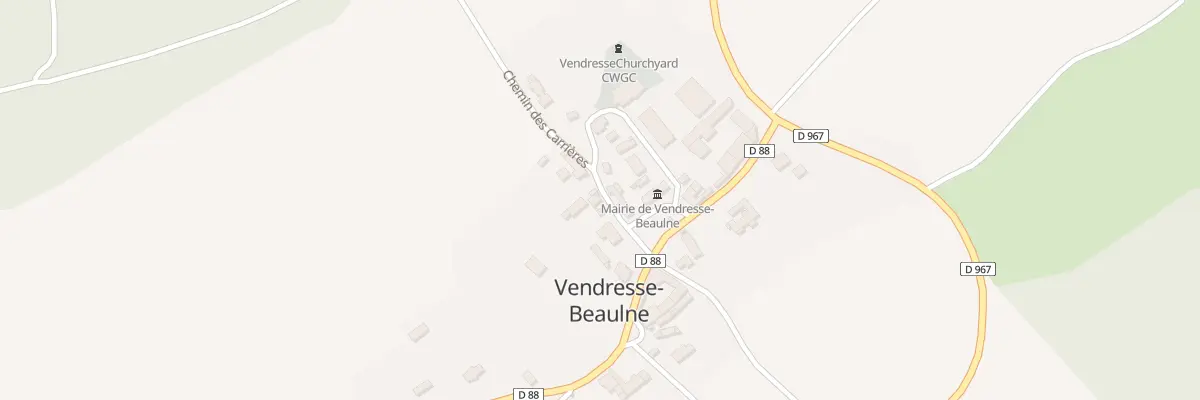 Plan du 3 Rue de l’Eglise à Vendresse-Beaulne