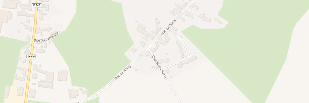 Plan du 25 Rue du Planty à Oisy