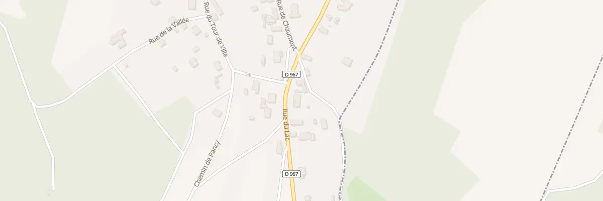 Plan du 25 Rue du Lac à Monthenault