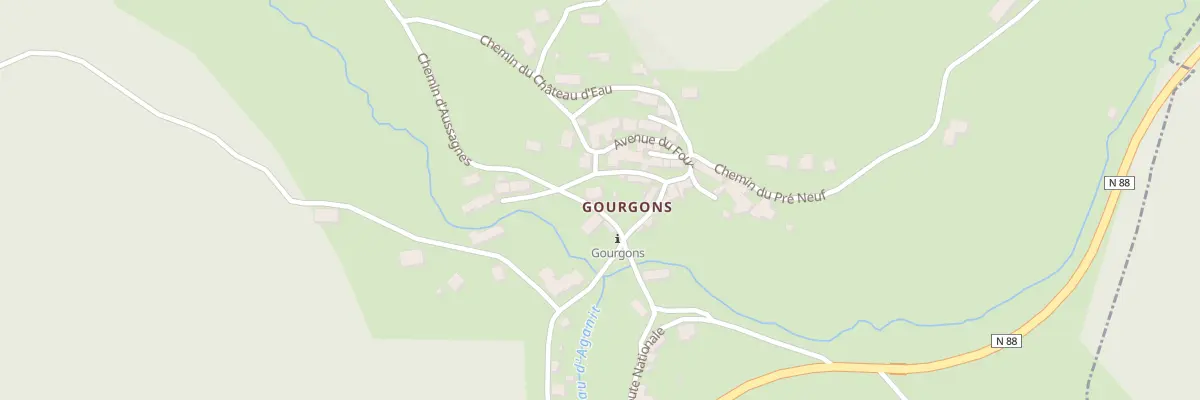 Plan du 5080 Gourgons à Laubert