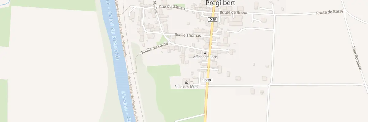 Plan du 5 Rue des Miches à Prégilbert