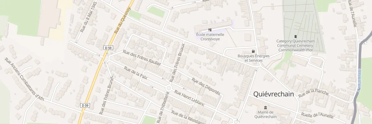 Plan du 8 Rue des Frères Bruaux à Quiévrechain