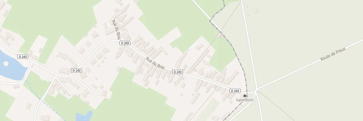 Plan du 71 Rue du Bois à Preux-au-Bois