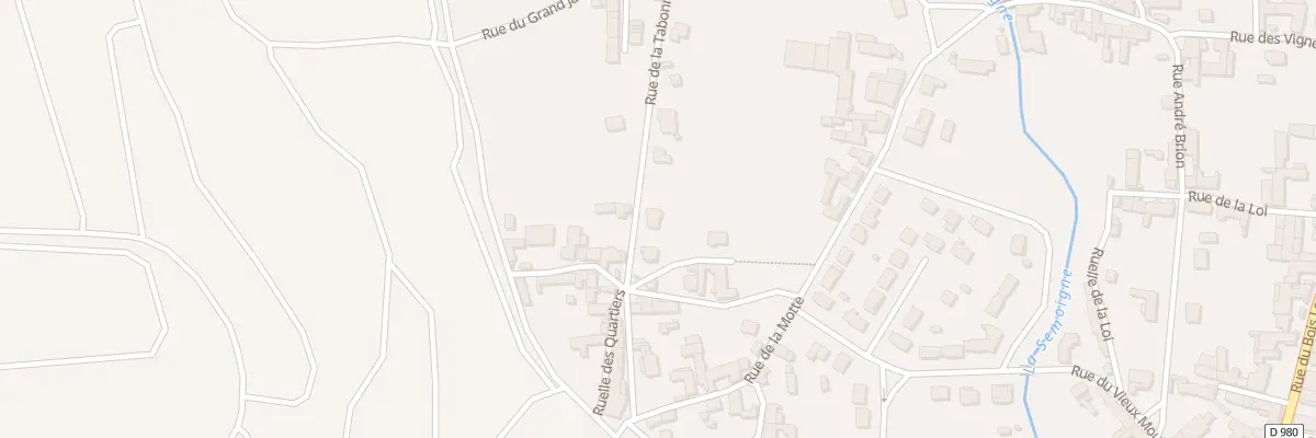 Plan du 7 Rue de la Tabonnerie à Verneuil
