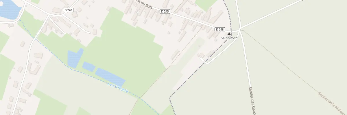 Plan du 84 Rue du Bois à Preux-au-Bois