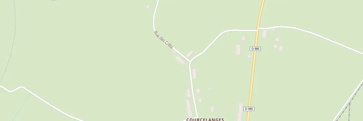 Plan du 1 Rue des Crêts à Chitry-les-Mines