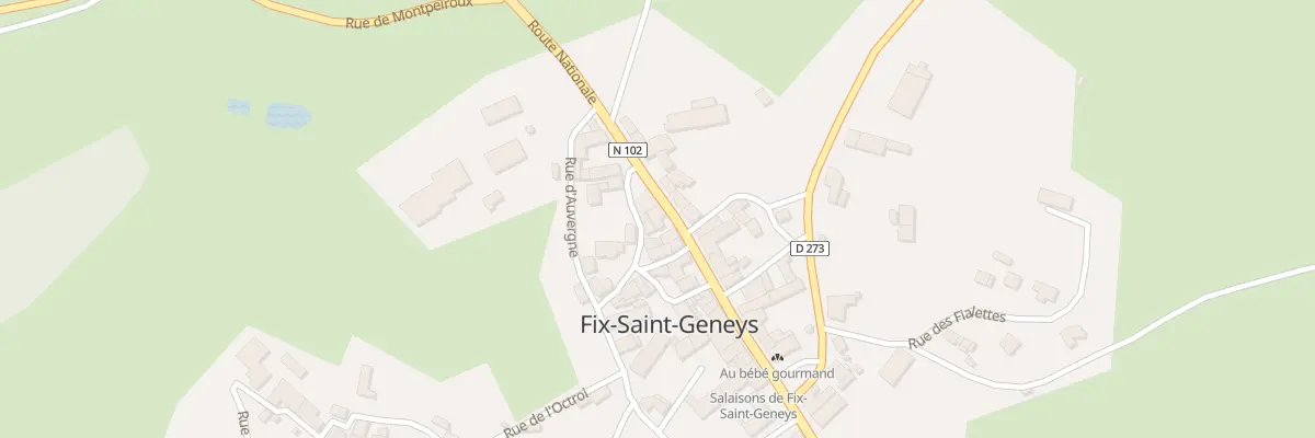 Plan du 5080 Le Bourg à Fix-Saint-Geneys