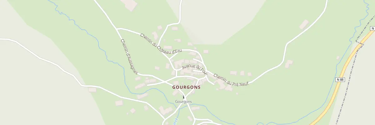 Plan du 5085 Gourgons à Laubert