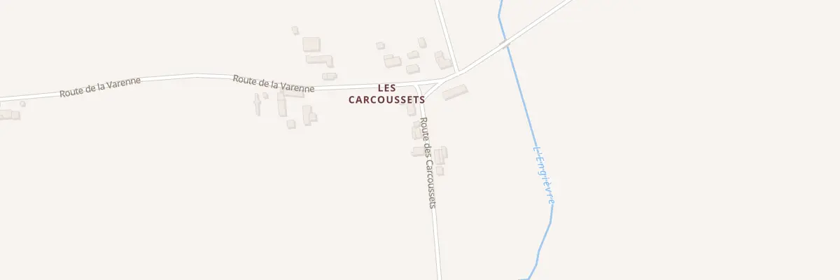 Plan du 3 Les Carcoussets à Garnat-sur-Engièvre