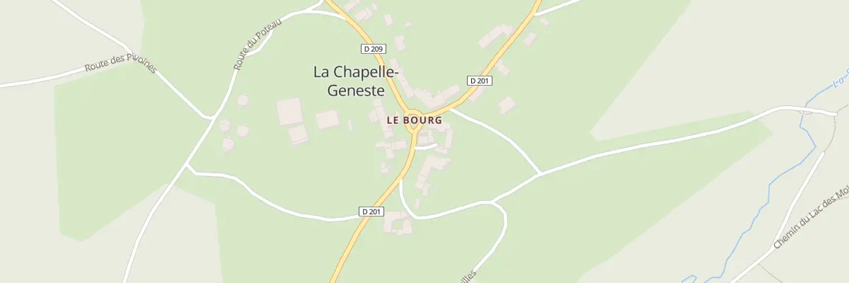 Plan du 1 Imp de la Cure à La Chapelle-Geneste