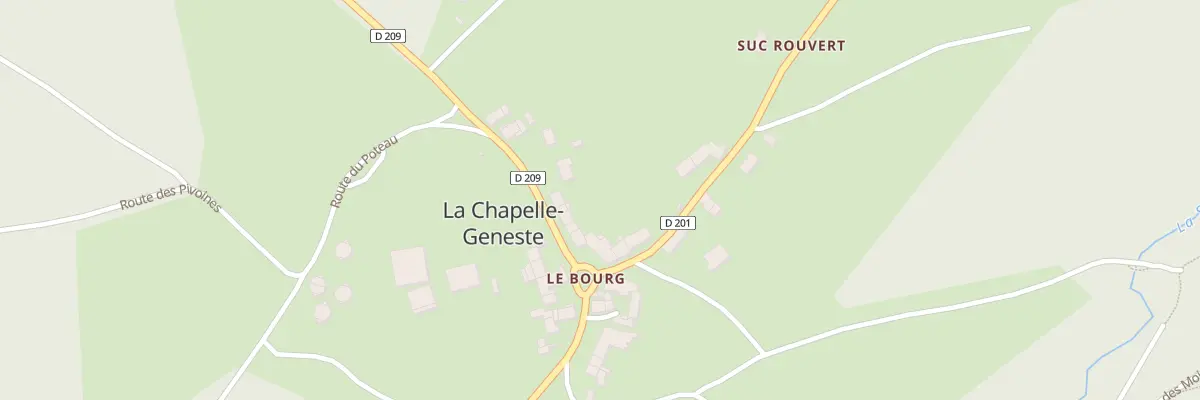 Plan du 10 Rte des Prunus à La Chapelle-Geneste