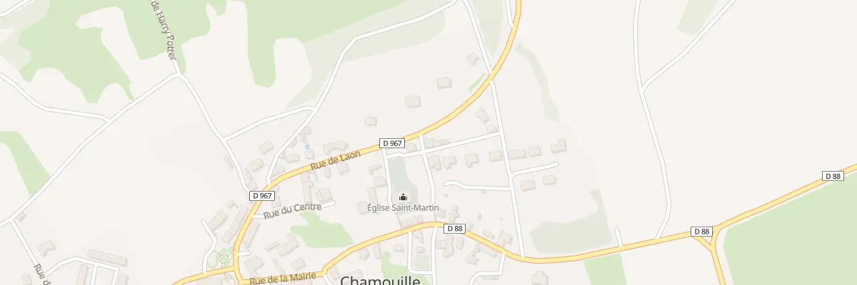 Plan du 14 Rue de Laon à Chamouille