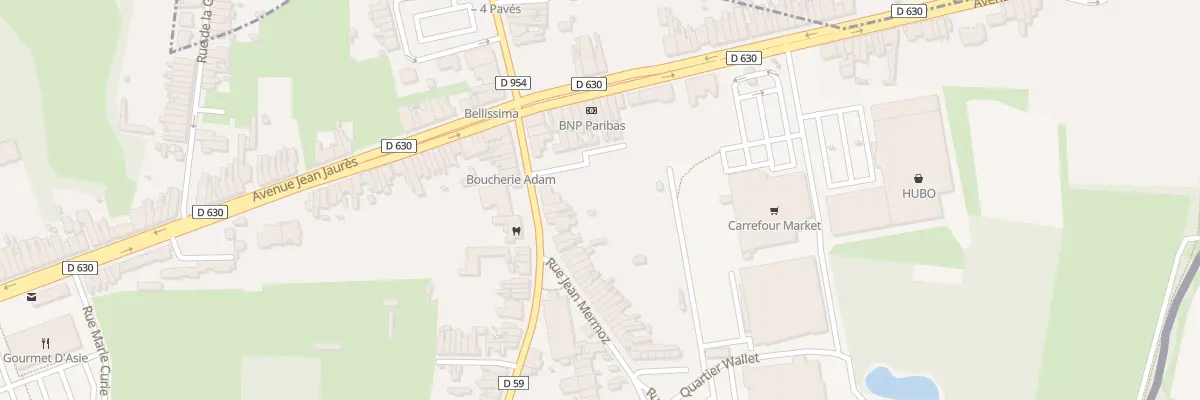 Plan du 12 Rue du Quesnoy à Quiévrechain