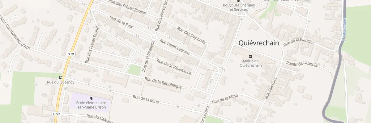 Plan du 6 Rue Henri Leblanc à Quiévrechain