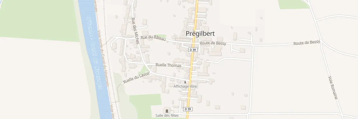 Plan du 4 Rle Thomas à Prégilbert